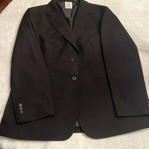 Black Button Blazer Sz 16